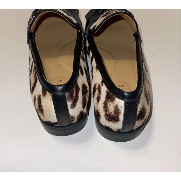 TALBOTS LAURA TASSEL CALF HAIR LOAFERS - SNOW LEOPARD Size 7 A12 - Picture 7 of 7
